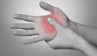 Injured hand